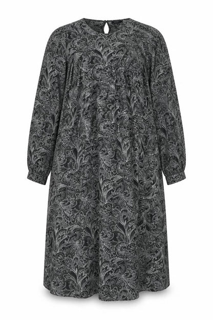 Primark Womens Grey Paisley  A-Line  Size 10