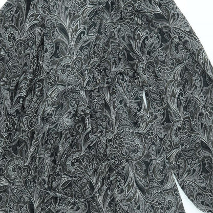 Primark Womens Grey Paisley  A-Line  Size 10