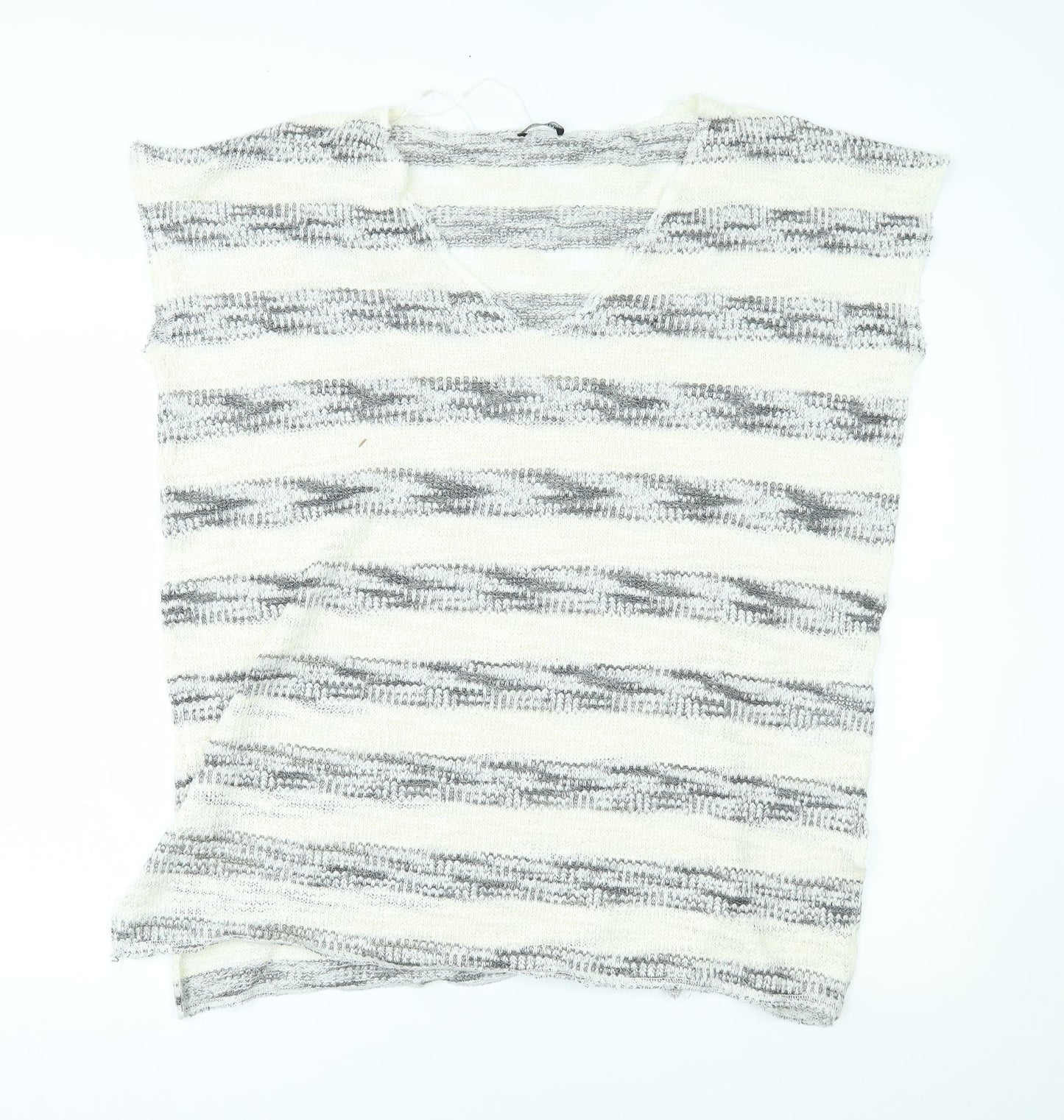 Womens UK Size S Zara Beige Pullover Jumper
