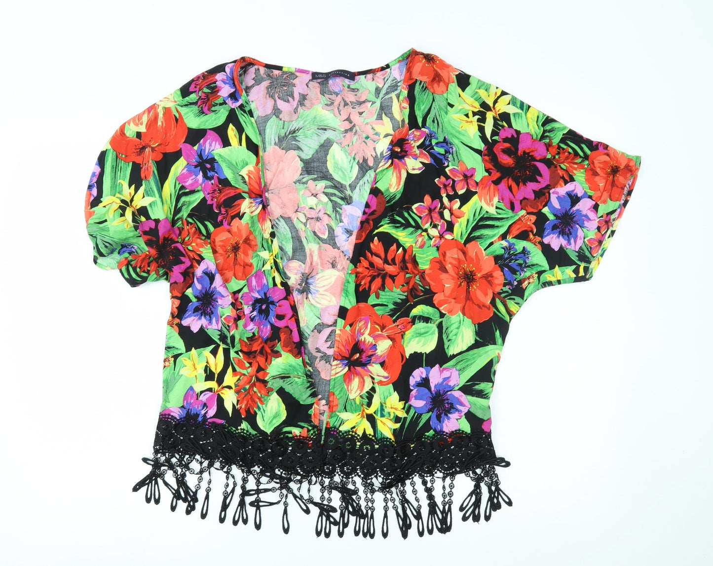Womens UK Size S M&S Multicoloured Cardigan Jumper