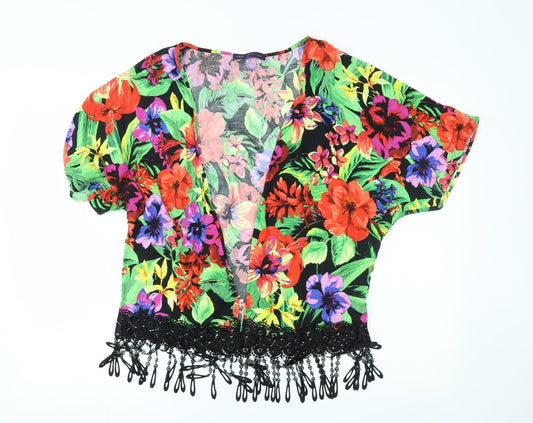 Womens UK Size S M&S Multicoloured Cardigan Jumper