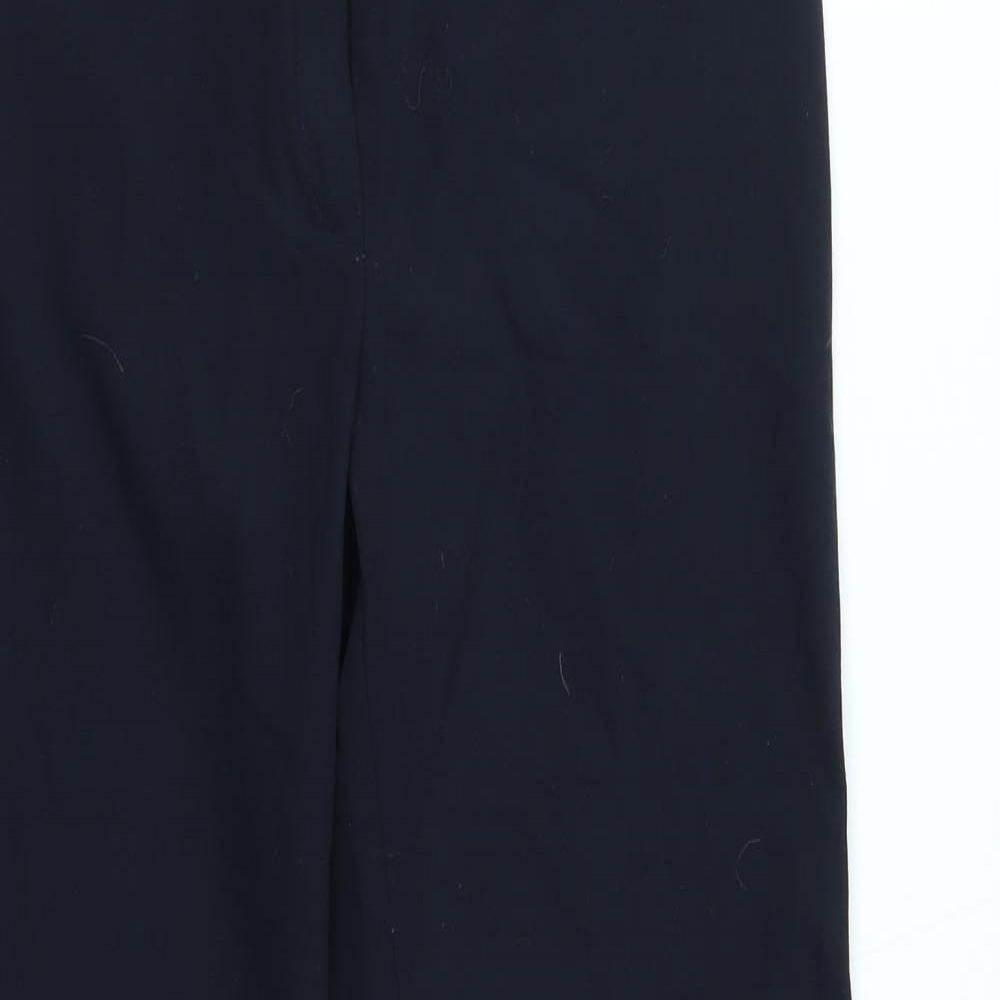 Womens UK Size 10 M&S Regular Fit  Blue Trousers