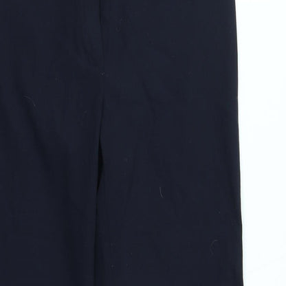 Womens UK Size 10 M&S Regular Fit  Blue Trousers