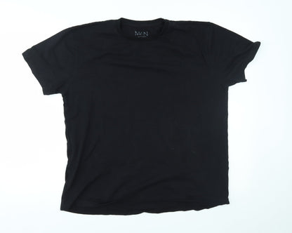 Mens UK Size L Boohooman Black  T-Shirt