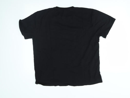 Mens UK Size L Boohooman Black  T-Shirt