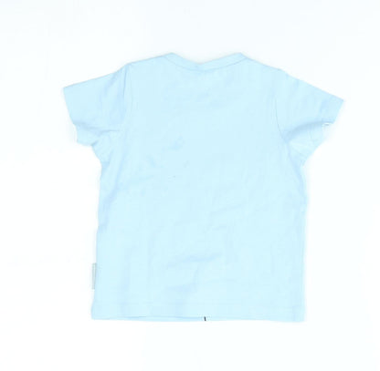 Polarn O. Pyret Baby Blue   Basic T-Shirt Size 3-6 Months  - adventurer