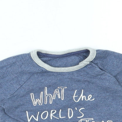 George Baby Blue   Basic T-Shirt Size 3-6 Months