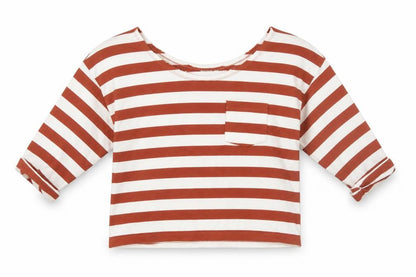Womens UK Size 8 ASOS Brown Basic T-Shirt