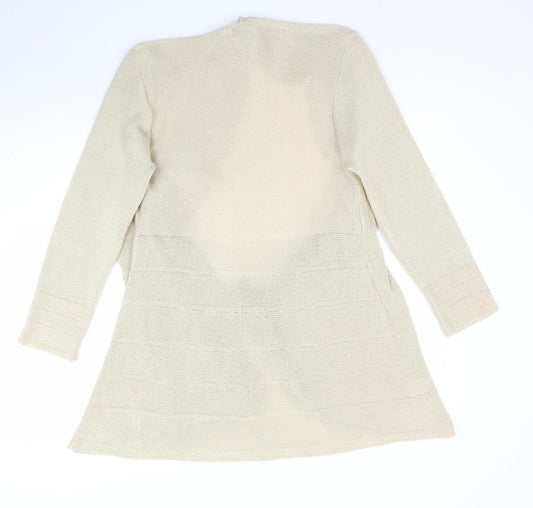 Womens UK Size S Insight Beige Cardigan Jumper