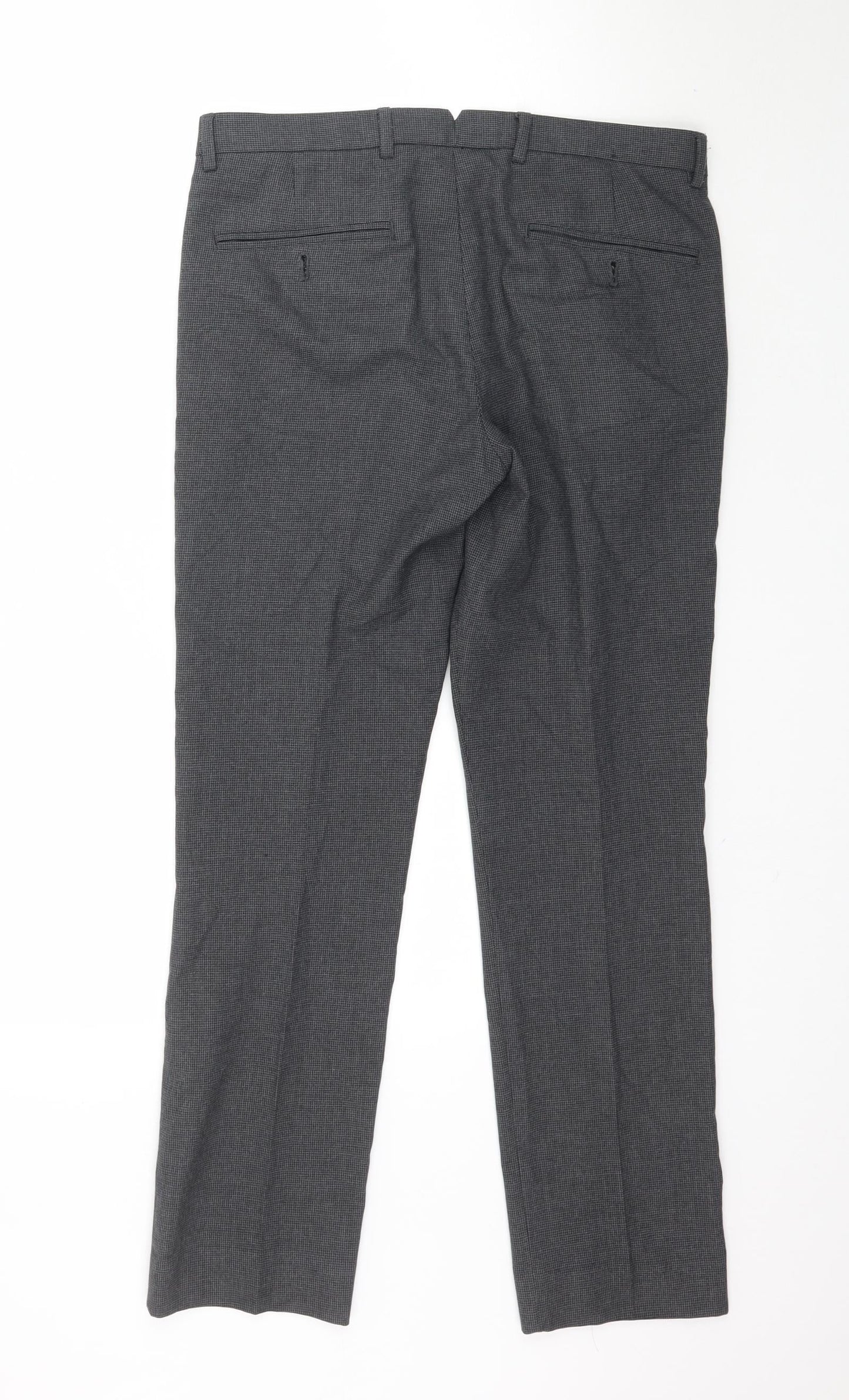 Mens UK Size 30 Cedar Wood State Regular Fit  Grey Trousers