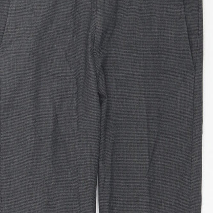 Mens UK Size 30 Cedar Wood State Regular Fit  Grey Trousers