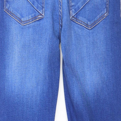 Matalan Girls Blue  Denim Skinny Jeans Size 14 Years - DISTRESSED