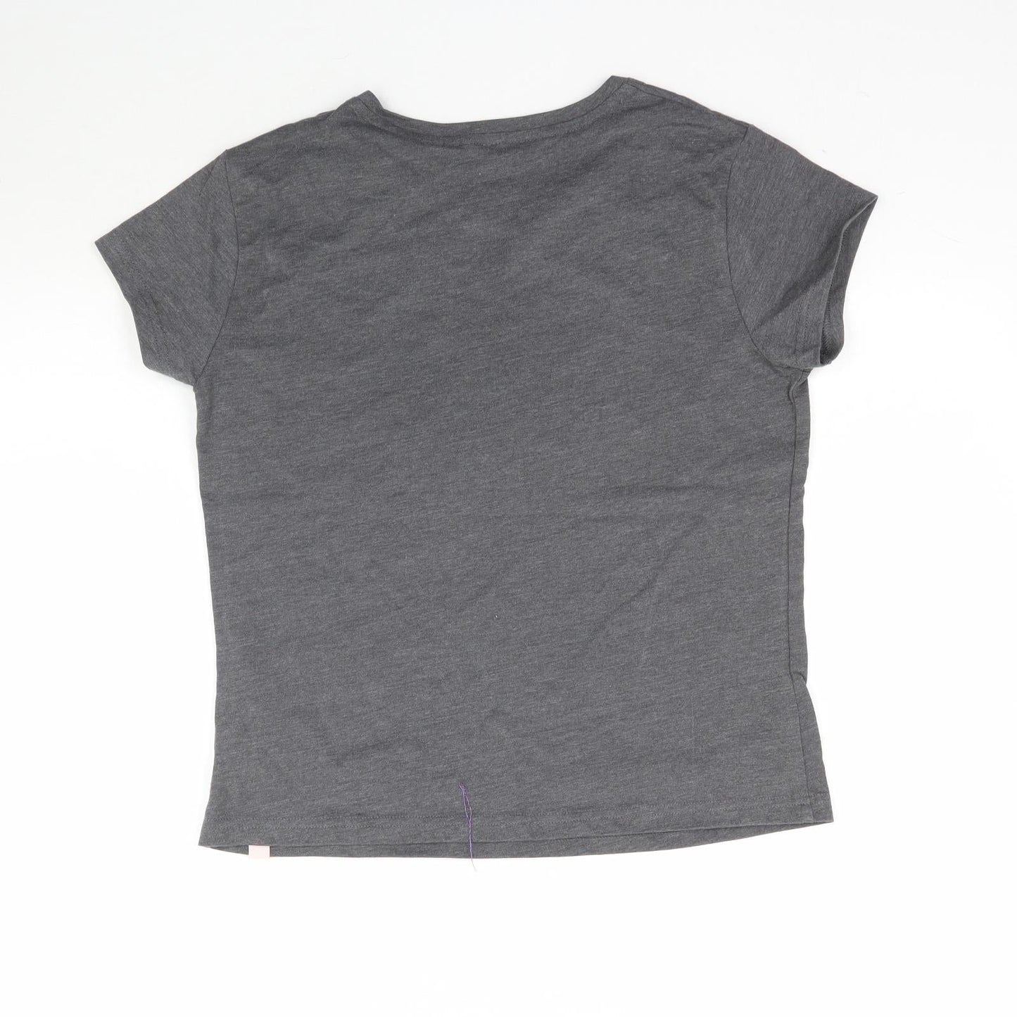 George Womens Grey Animal Print  Basic T-Shirt Size 8  - Love Minnie Disney