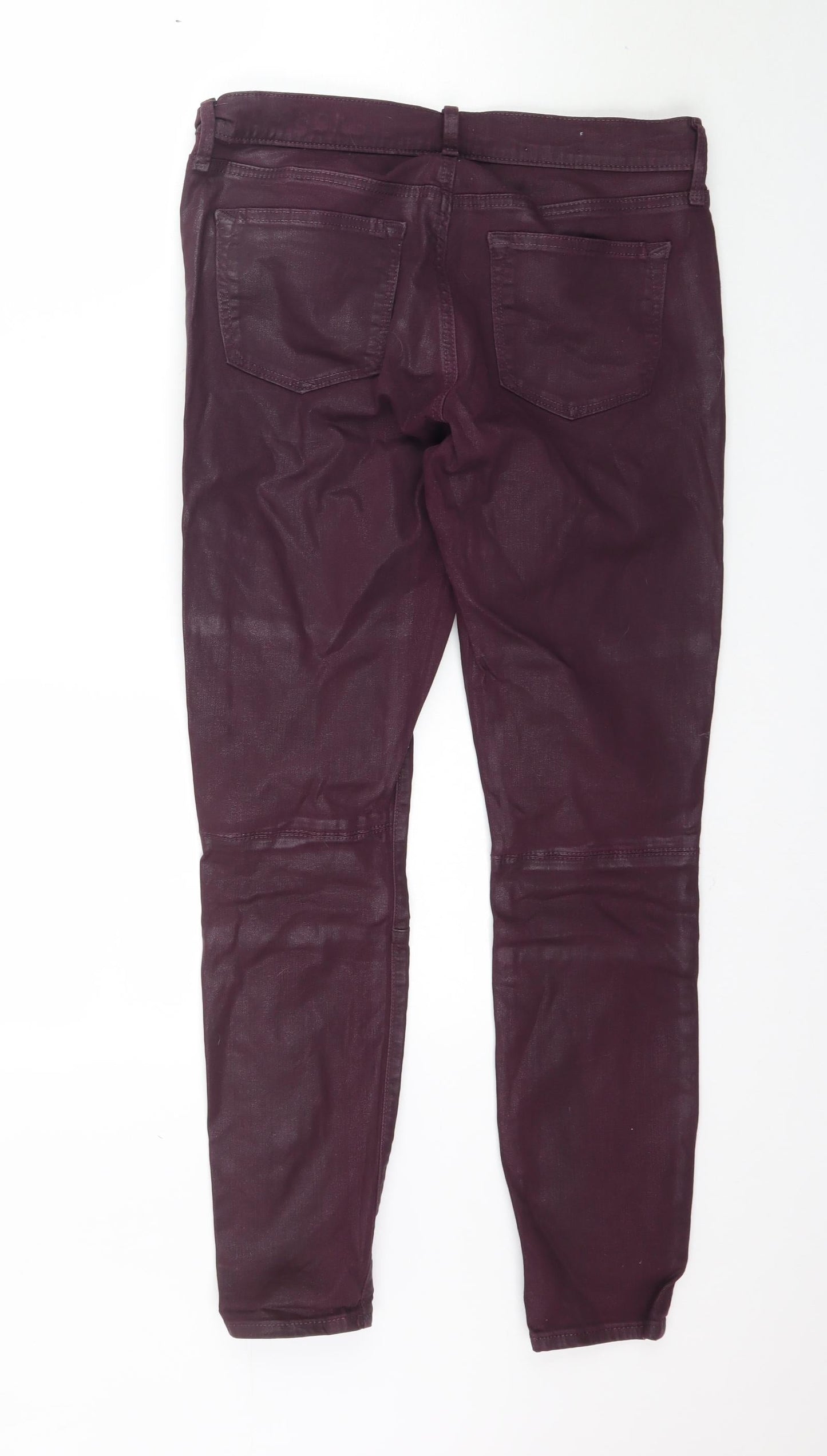 Womens UK Size 28 in Preworn Regular Fit Jegging Purple Jeans