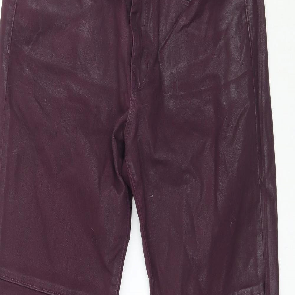 Womens UK Size 28 in Preworn Regular Fit Jegging Purple Jeans