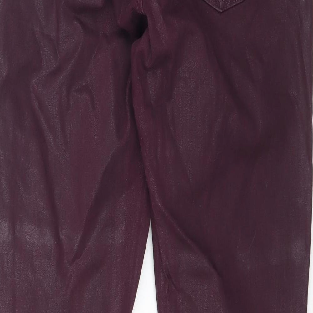 Womens UK Size 28 in Preworn Regular Fit Jegging Purple Jeans