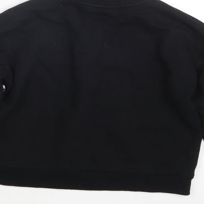 Miss E-vie Girls Black   Pullover Sweatshirt Size 9-10 Years