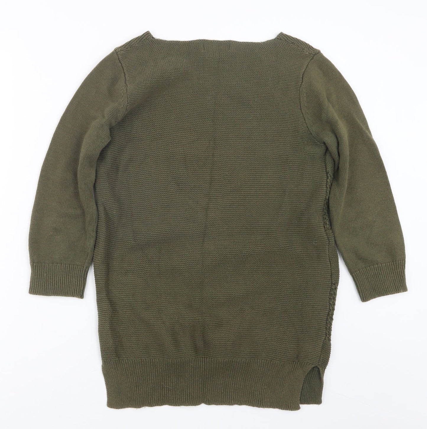 Womens UK Size 10 NEXT Green Pullover Jumper