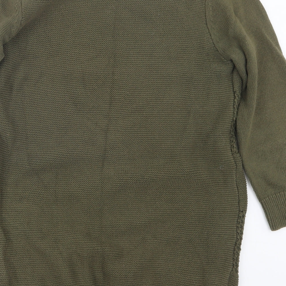 Womens UK Size 10 NEXT Green Pullover Jumper
