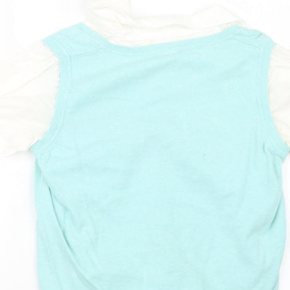 TU Womens Green  Knit Pullover Jumper Size 16