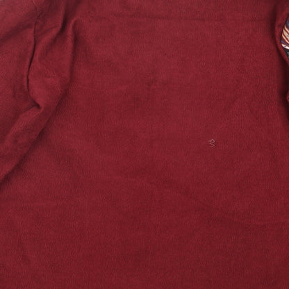 Womens UK Size XL Zanzea Red Basic T-Shirt