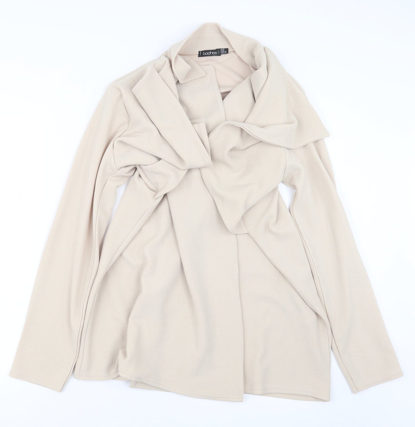 Boohoo Womens Beige   Jacket  Size 14