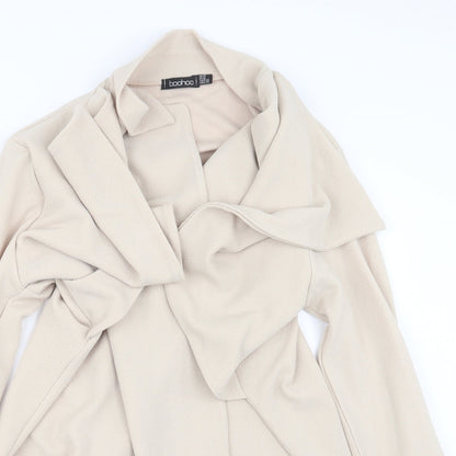 Boohoo Womens Beige   Jacket  Size 14