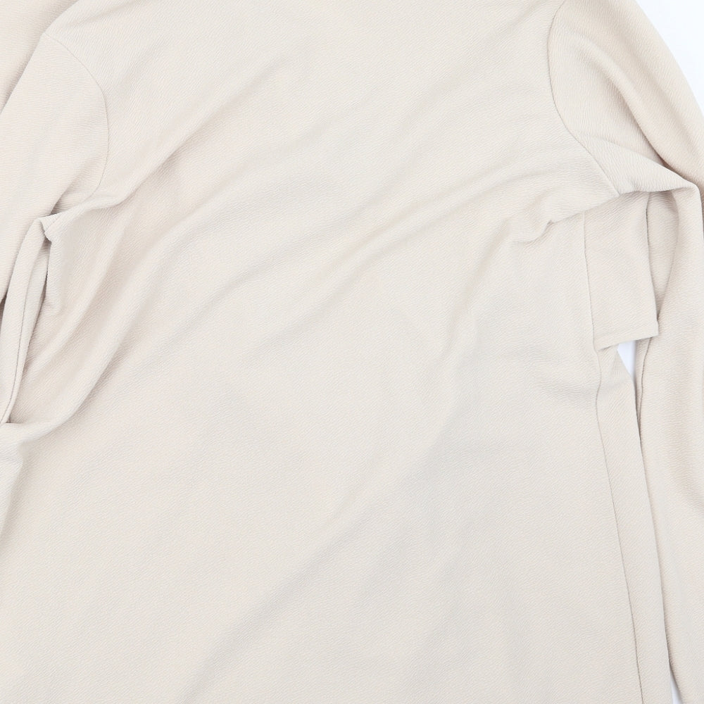 Boohoo Womens Beige   Jacket  Size 14
