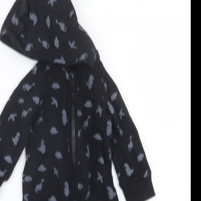 George Boys Black Geometric  Jacket  Size 3-6 Months  - One Piece