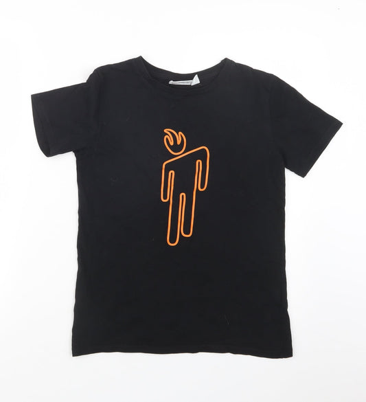 Primark Womens Black   Basic T-Shirt Size 6