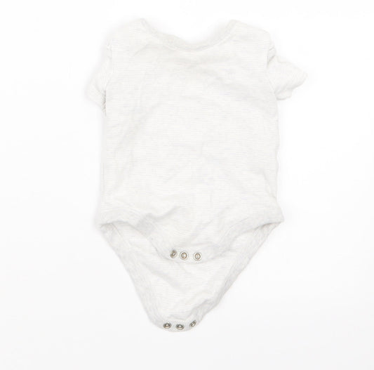 F&F Boys Grey   Babygrow One-Piece Size 3-6 Months