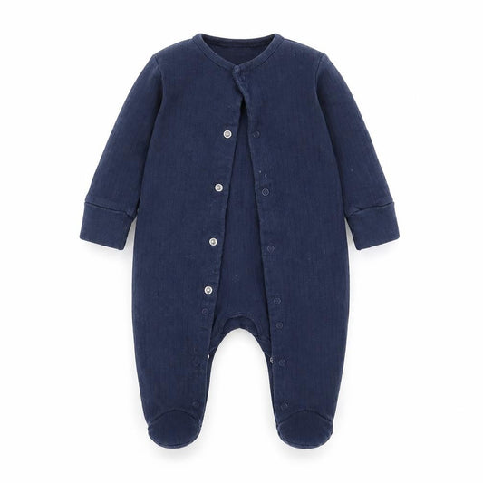 Very Boys Blue Geometric  Babydoll One Piece Size 3-6 Months