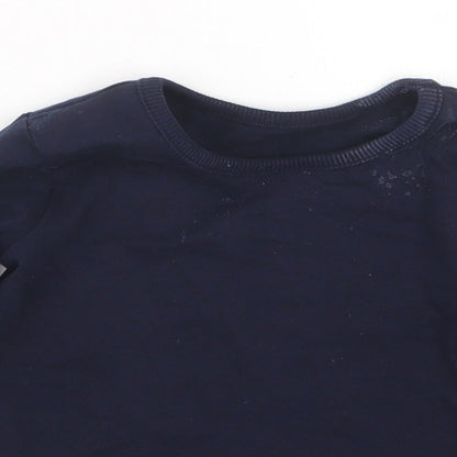 George Boys Blue   Basic T-Shirt Size 9-12 Months
