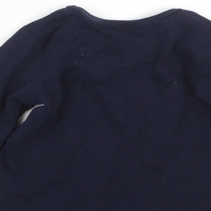 George Boys Blue   Basic T-Shirt Size 9-12 Months