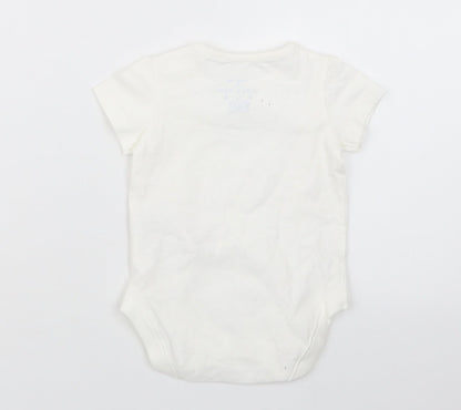 F&F Baby White   Babygrow One-Piece Size 0-3 Months