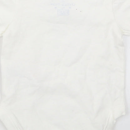 F&F Baby White   Babygrow One-Piece Size 0-3 Months