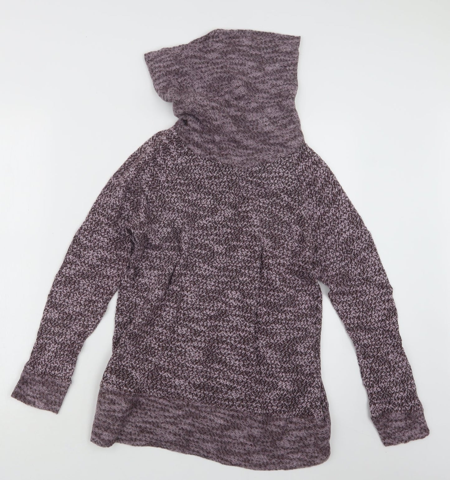 Womens UK Size S LOFT Purple Pullover Jumper