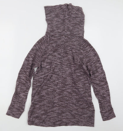 Womens UK Size S LOFT Purple Pullover Jumper
