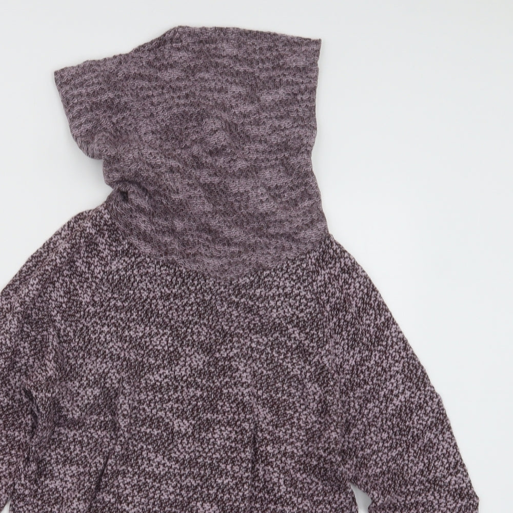 Womens UK Size S LOFT Purple Pullover Jumper