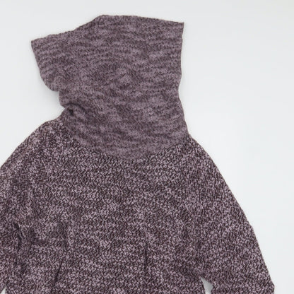 Womens UK Size S LOFT Purple Pullover Jumper