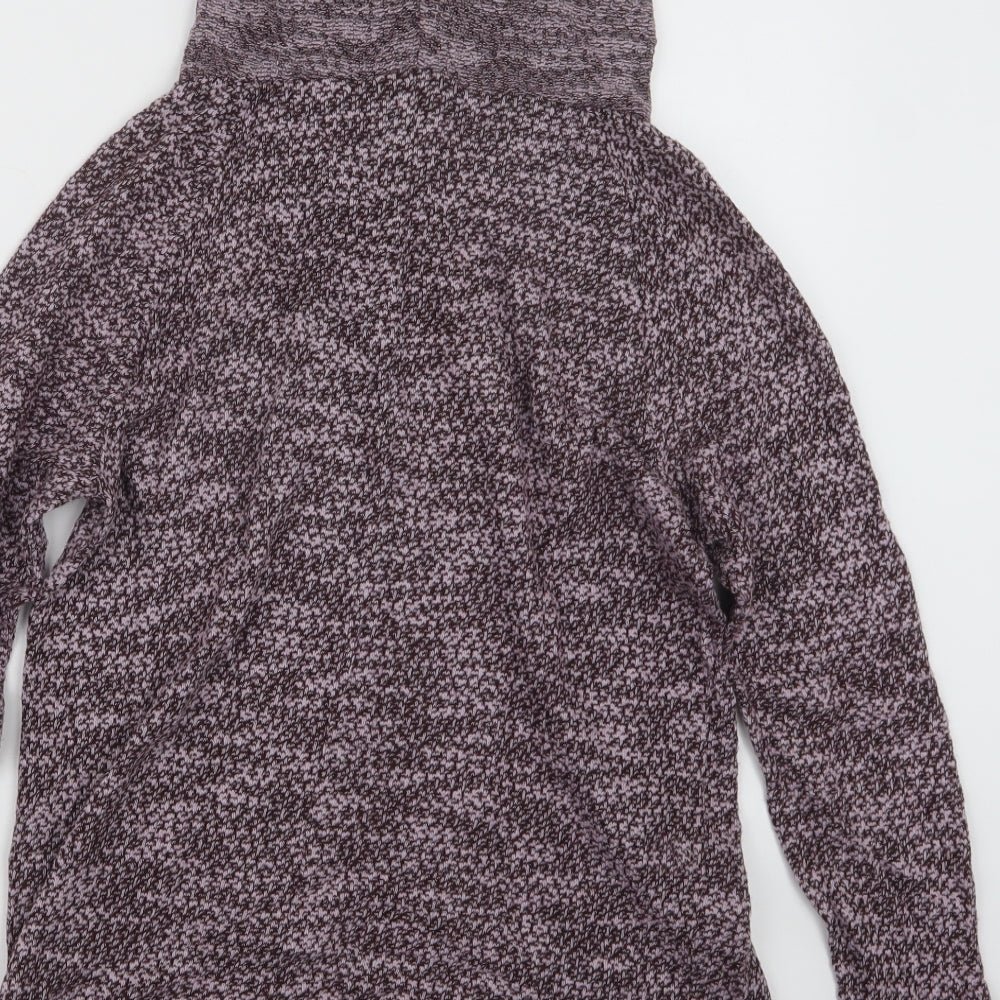 Womens UK Size S LOFT Purple Pullover Jumper