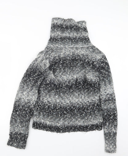 Womens UK Size 12 BHS Grey Cardigan Jumper