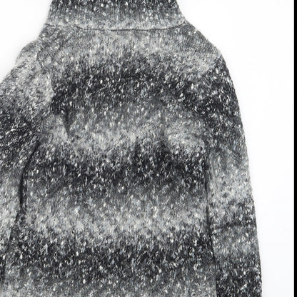 Womens UK Size 12 BHS Grey Cardigan Jumper