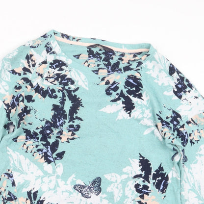 Womens UK Size 8 Marks and Spencer Blue Pullover Jumper