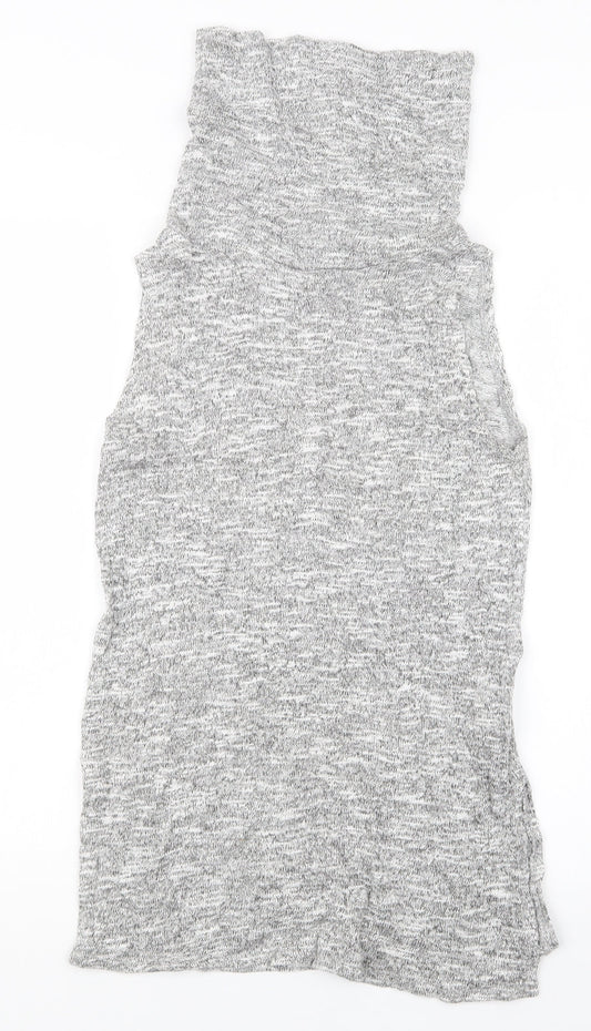 Womens UK Size 10 New Look Grey Pullover Jumper