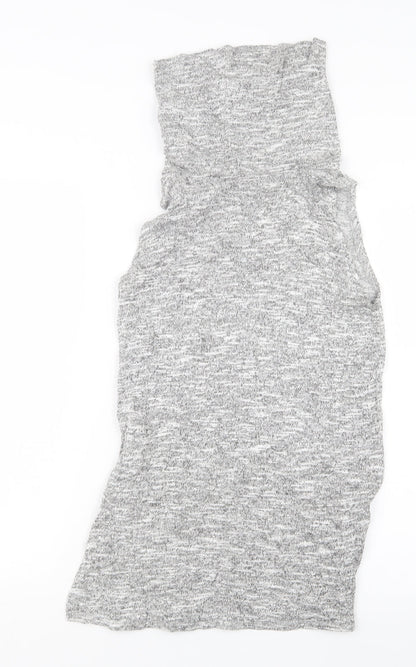 Womens UK Size 10 New Look Grey Pullover Jumper