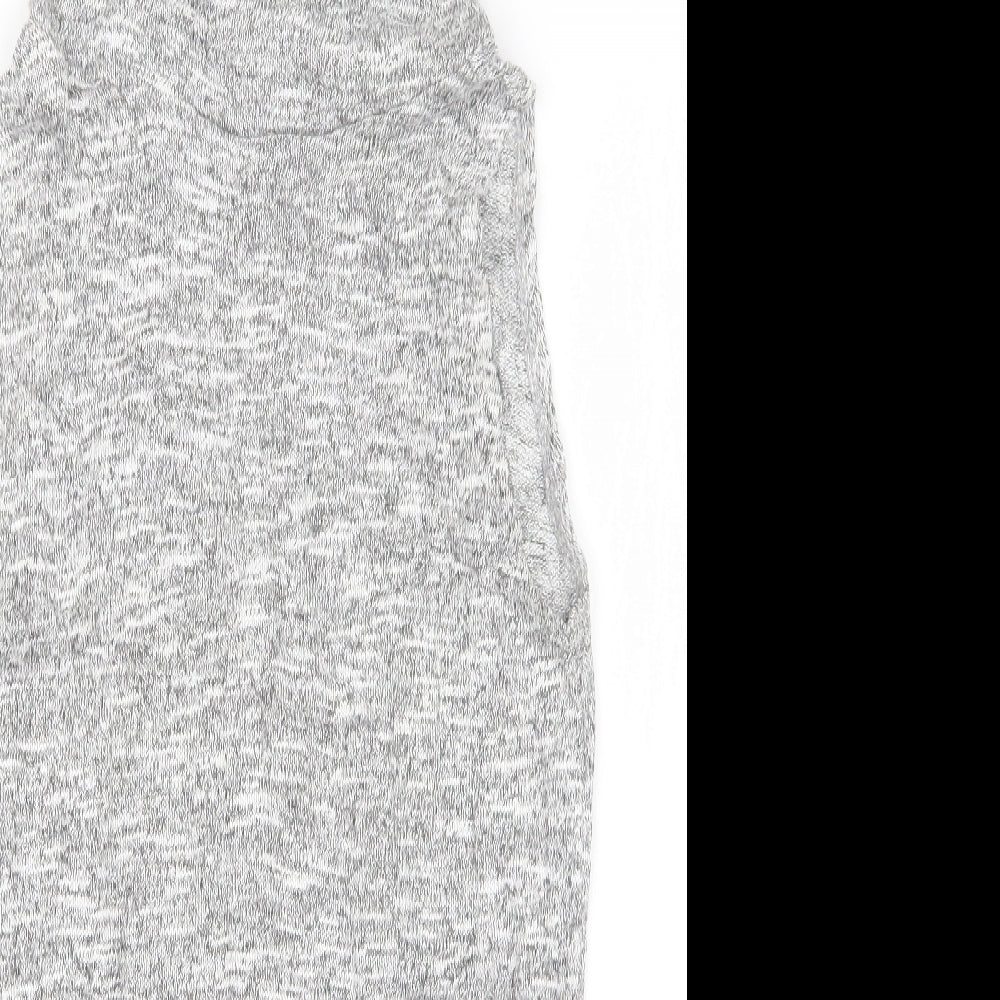 Womens UK Size 10 New Look Grey Pullover Jumper