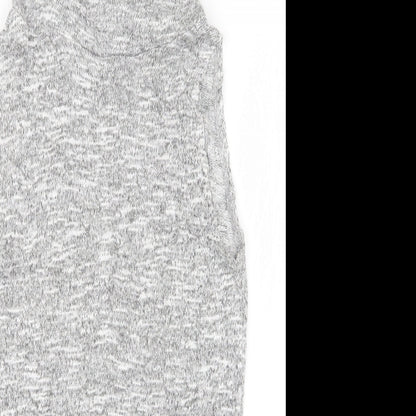 Womens UK Size 10 New Look Grey Pullover Jumper