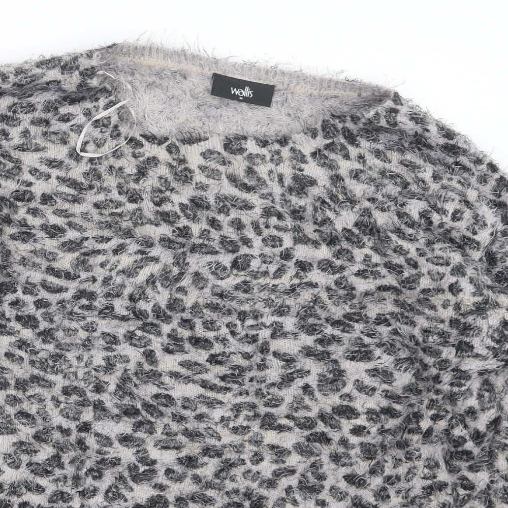 Womens UK Size M Wallis Black Pullover Jumper