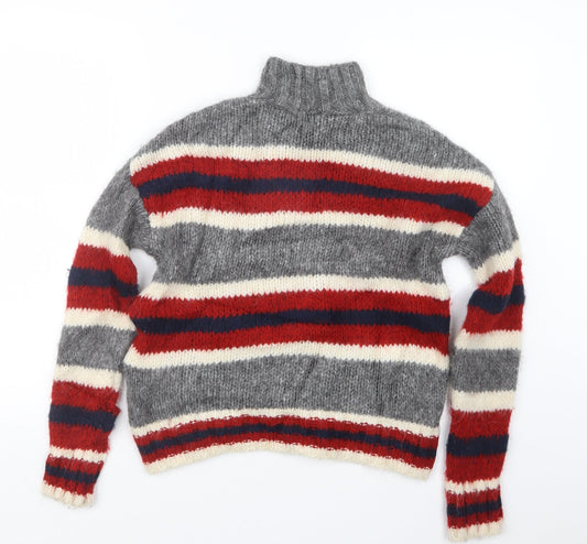 Primark Womens Grey  Knit Pullover Jumper Size 4